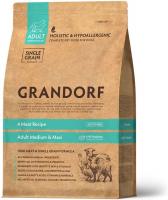 Grandorf корм для собак средних и крупных пород, четыре вида мяса