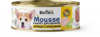 Reflex Gold влажный корм  для щенков, паштет курица с кабачком