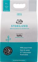 Organic team Tofu комкующийся наполнитель для кошачьего туалета, для стерилизованных кошек