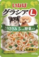 INABA CIAO Inaba Gracia L влажный корм для собак, куриное филе с овощами в желе