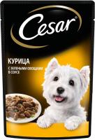Cesar влажный корм для собак с курицей и зелеными овощами