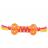 Dezzie игрушка косточка со шнурком для собак, резина