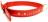 ошейник COLLAR со стразами "ромб" красный 25мм, 38-50см