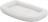 Midwest Double Bolster лежанка для собак и кошек, флисовая, с двойным бортом, белая