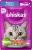 Whiskas влажный корм для взрослых кошек, желе с форелью и лососем
