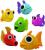 Beeztees Рыбка игрушка жевательная для собак, латекс, разноцветный