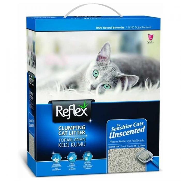 Reflex наполнитель для кошачьих туалетов, гипоаллергенный, без запаха
