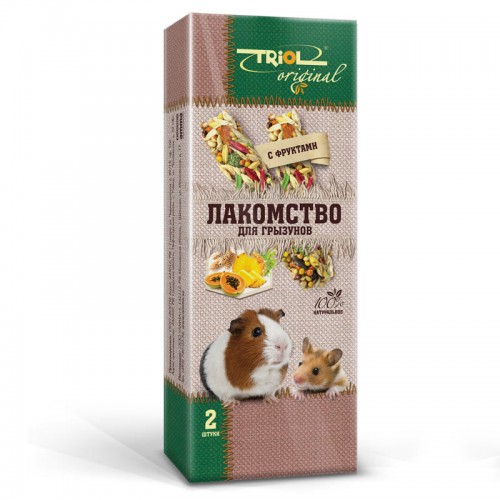 Triol лакомство для грызунов с фруктами