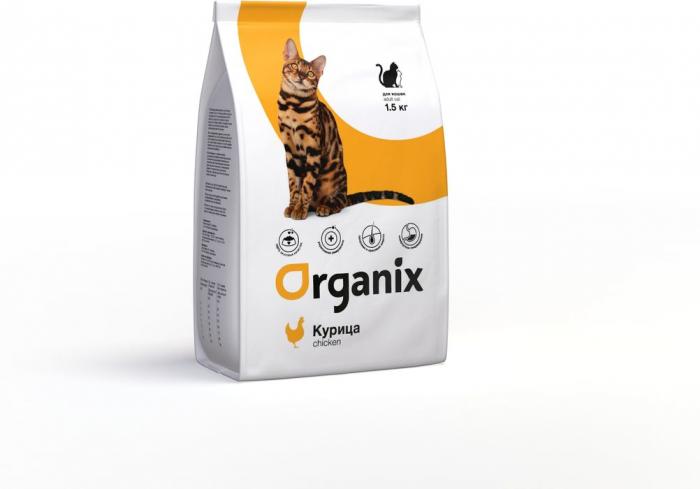Organix корм для кошек, курица