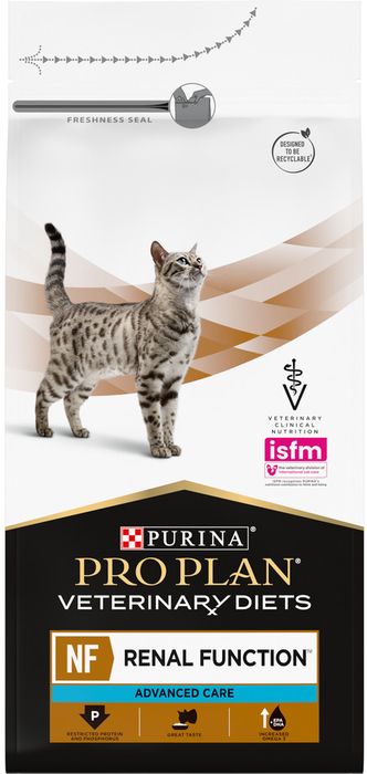 Сухой корм для кошек диетический Pro Plan® Veterinary Diets NF Renal Function Advanced care (Поздняя стадия) при поздней стадии хронической почечной недостаточности, Пакет