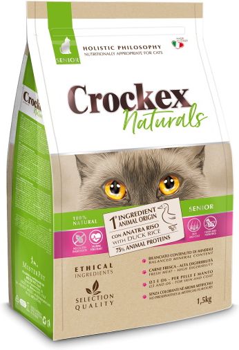 Crockex корм для кошек, утка с рисом