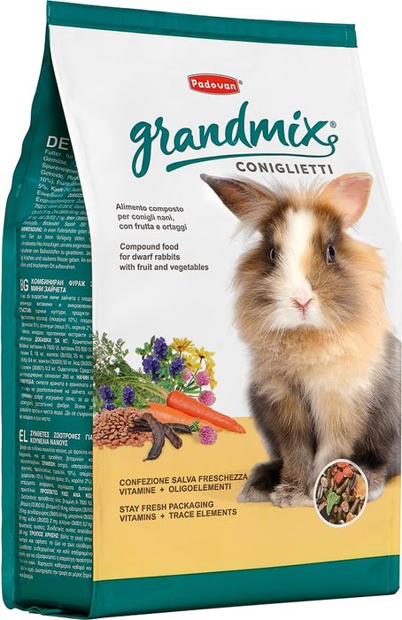 Padovan Grandmix Coniglietti корм комплексный для кроликов