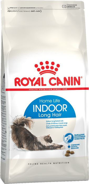 Royal Canin Indoor Long Hair сухой корм для длинношерстных кошек