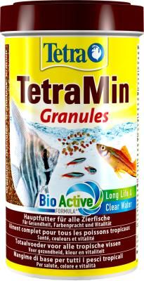 TetraMin Granules основной корм для декоративных рыб, гранулы