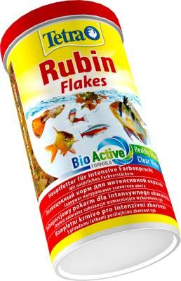 Tetra Rubin Flakes корм для усиления естественной окраски рыб, хлопья