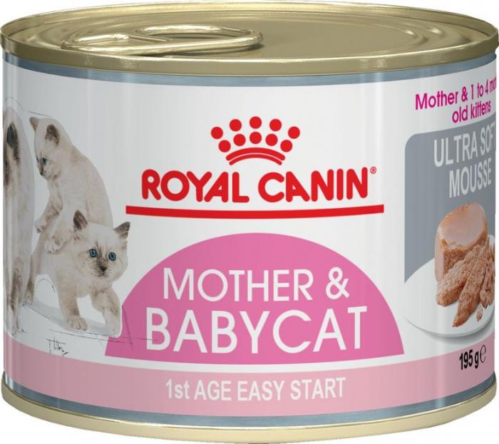 Royal Canin Babycat Instinctive влажный корм для котят до 4-х месяцев, мусс