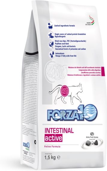 Forza 10 корм для взрослых кошек всех пород с расстройствами желудочно-кишечного тракта, рыба