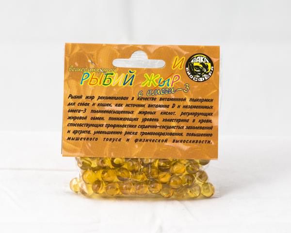 Вака Рыбий жир в капсулах с Омега-3