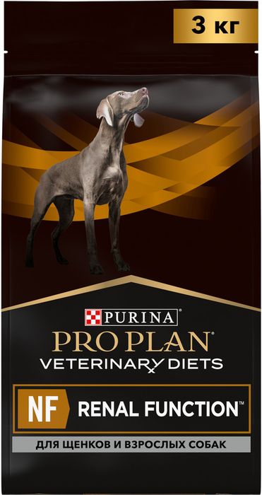 Сухой корм для собак диетический Pro Plan® Veterinary Diets NF Renal Function при хронической почечной недостаточности, Пакет