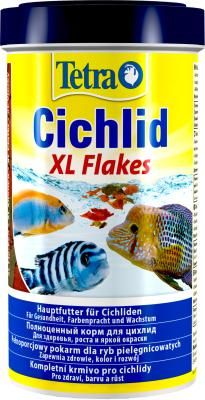 Tetra Cichilid XL Flakes основной корм для цихлид, крупные хлопья