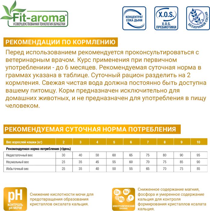 Monge VetSolution Cat Urinary Oxalate диета лечебный корм для кошек при МКБ оксалатного типа