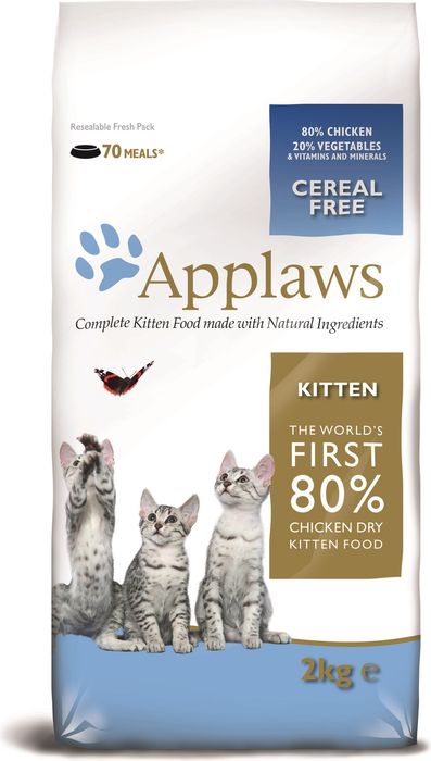 Applaws корм для котят всех пород, беззерновой, курица и овощи