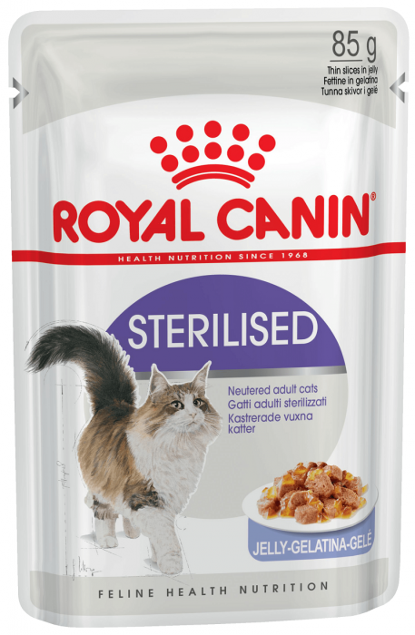 Royal Canin Sterilised влажный корм для стерилизованных кошек в желе