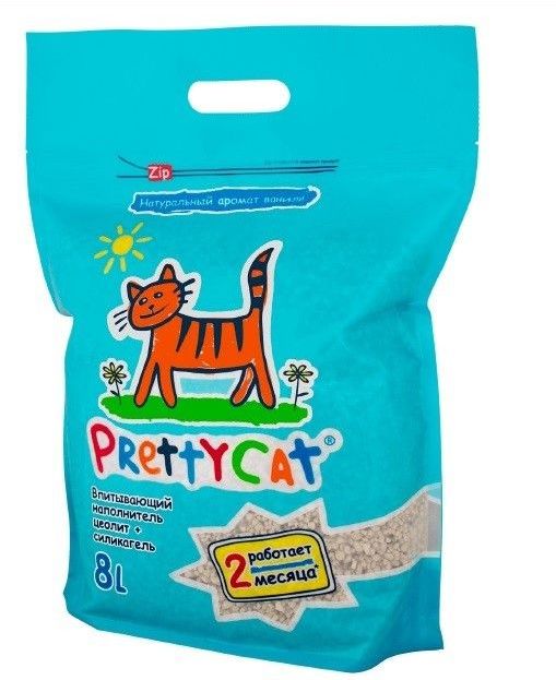 PrettyCat Aroma Fruit силикагелевый впитывающий наполнитель, цеолит + силикагель