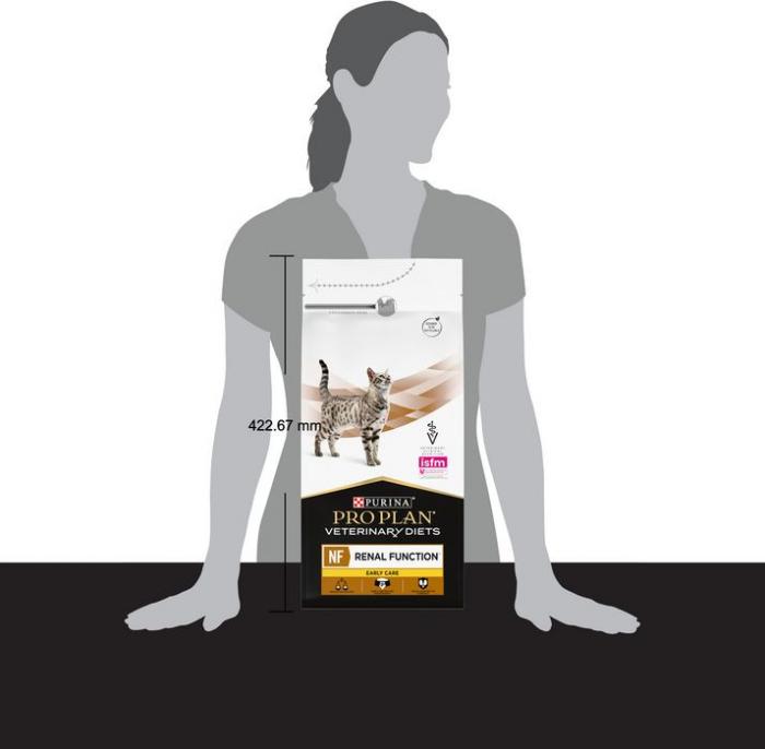 Сухой корм для кошек диетический Pro Plan® Veterinary Diets NF Renal Function Early care (Начальная стадия) при начальной стадии хронической почечной недостаточности, Пакет
