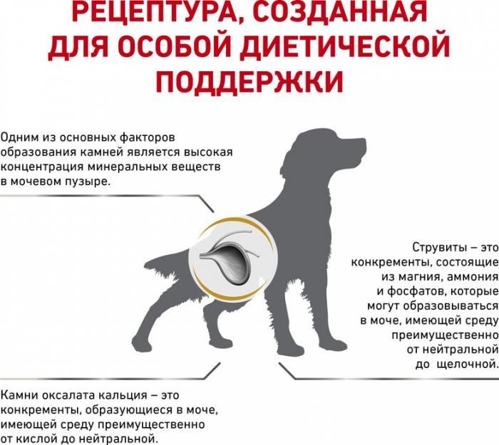 Royal Canin Urinary S/O лечебный сухой корм для собак при заболеваниях мочевыделительной системы
