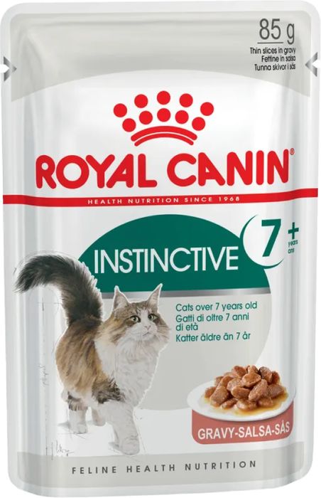 Royal Canin влажный корм для пожилых кошек всех пород, мелкие кусочки в соусе