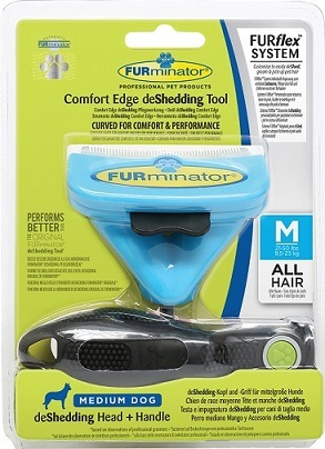 FURminator FURflex Комбо фурминатор против линьки для собак средних пород