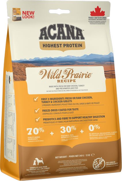 Acana Wild Prairie корм для взрослых собак всех пород, птица
