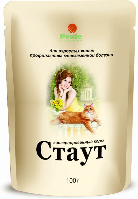 Стаут влажный корм для кошек профилактика МКБ, соус