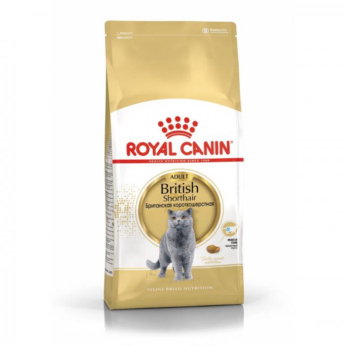 Royal Canin British Shorthair Adult сухой корм для кошек британской короткошерстной породы старше 12 месяцев