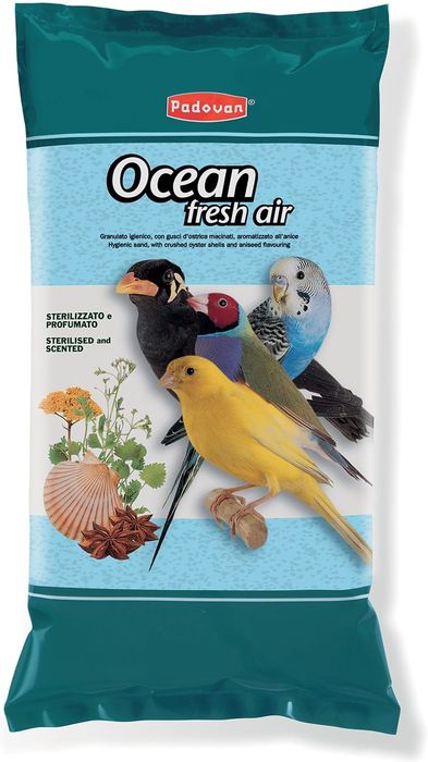 Padovan Ocean Fresh Air био-песок для декоративных птиц