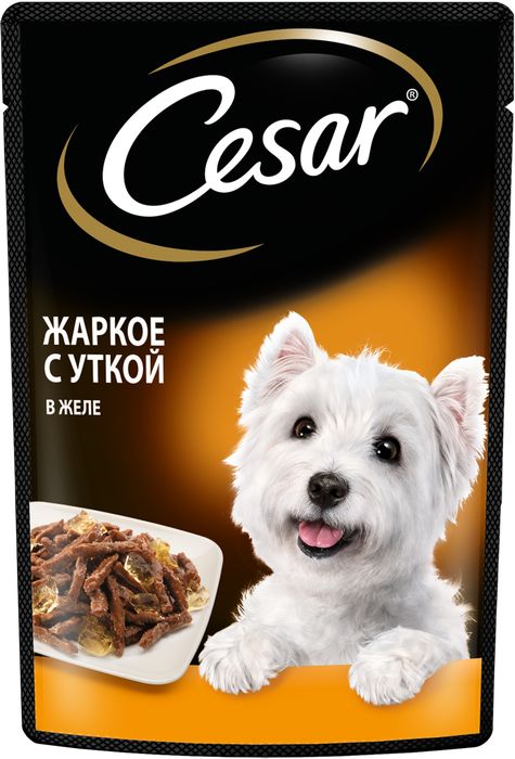 Cesar влажный корм для собак жаркое с уткой
