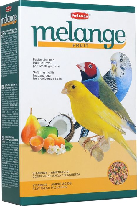 Padovan Melange Fruit корм дополнительный для зерноядных птиц