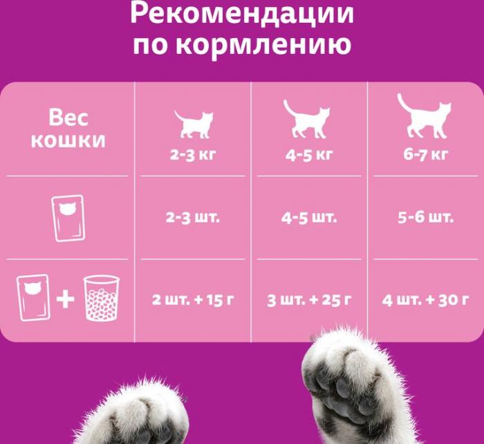 Whiskas влажный корм для взрослых кошек, желе с телятиной