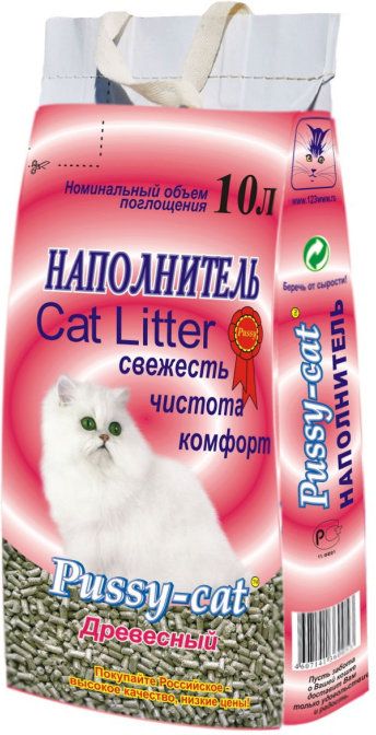 Pussy Cat Pussy-Cat древесный наполнитель