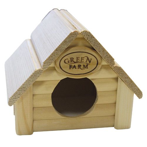Green Farm Изба дом для грызунов деревянный