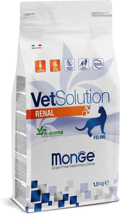 Monge VetSolution Cat Renal диета лечебный корм для кошек Ренал