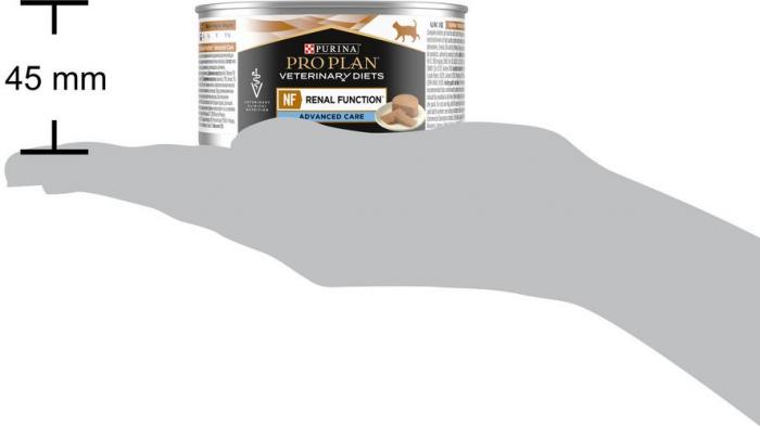 Влажный корм для взрослых кошек диетический Pro Plan® Veterinary Diets NF Renal Function Advanced care (Поздняя стадия) для поддержания функции почек, Банка