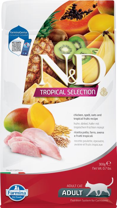 Farmina N&D Tropical Selection корм для кошек, с курицей