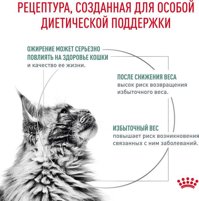 Royal Canin корм для взрослых и пожилых кошек всех пород, контроль веса, птица