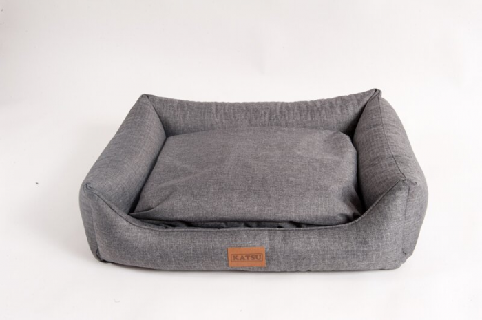 Katsu Sofa Opi лежак квадратный, серый