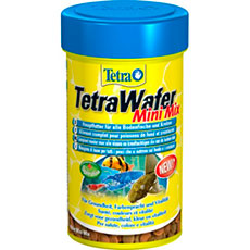 Tetra Wafer Mini Mix корм для донных рыб и ракообразных, чипсы