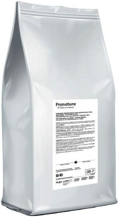 Pronature Professional корм для взрослых собак всех пород, ягненок