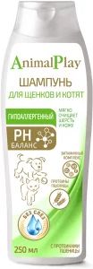 Animal play Шампунь Гипоаллергенный с протеинами пшеницы и витаминами для щенков и котят