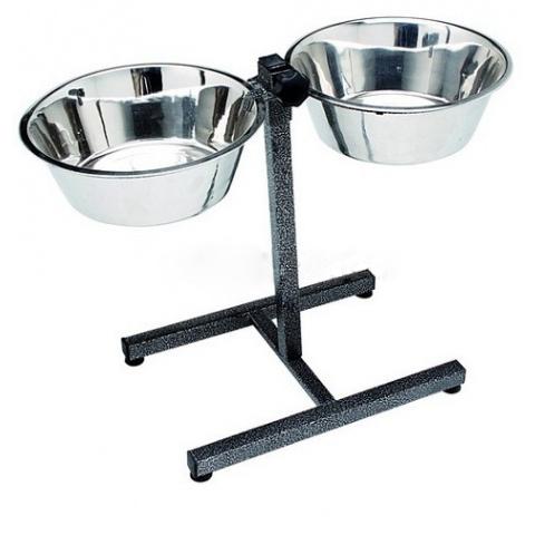 Triol стойка с мисками, 2х2,8 л